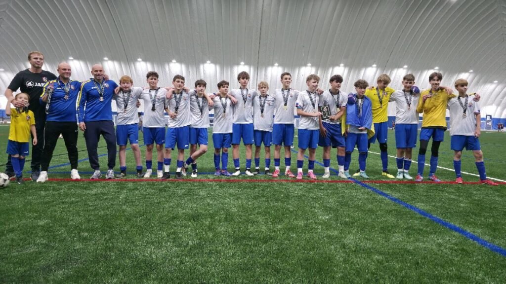 Academy group before an indoor session